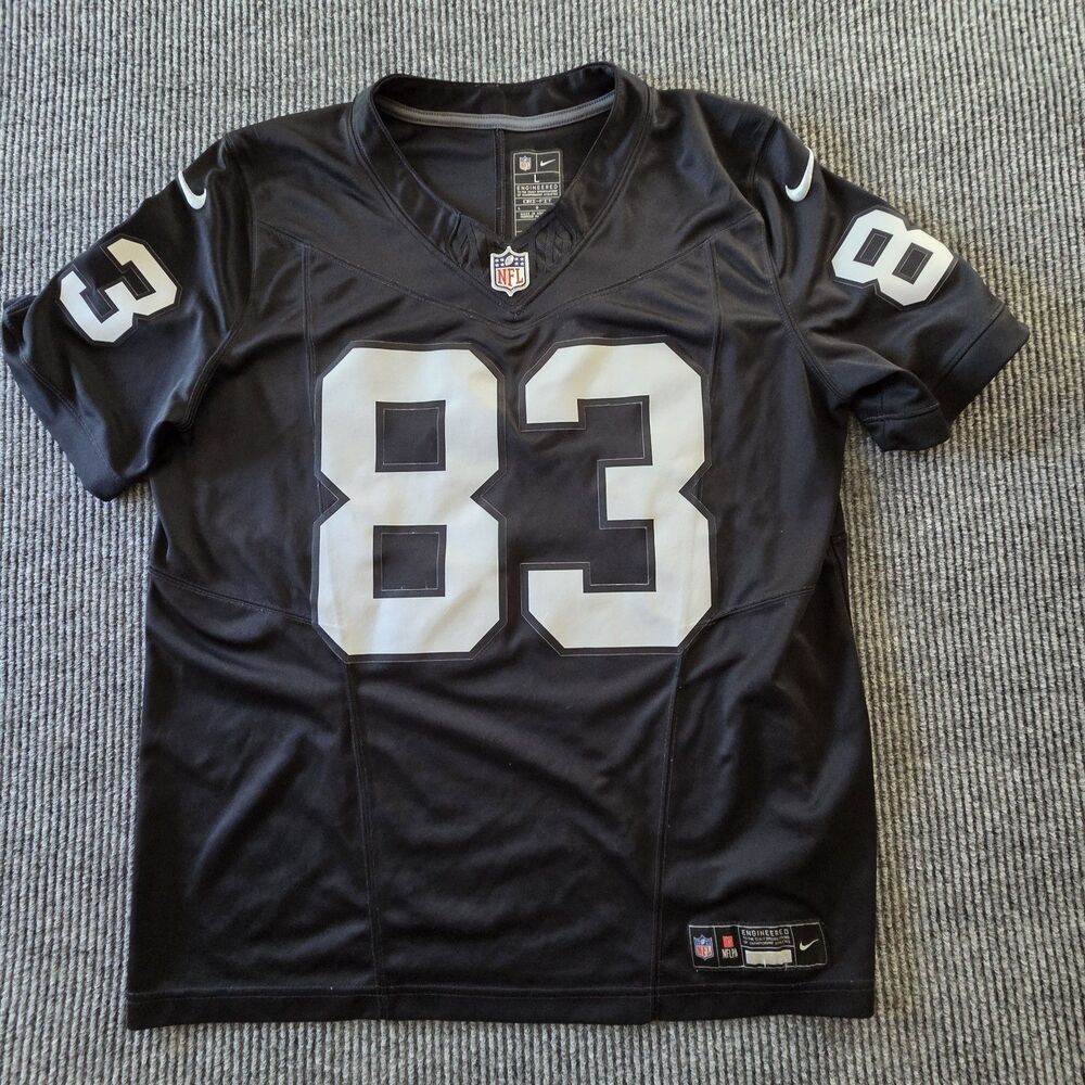 Nike NFL Las Vegas Raiders Darren Waller 83 Jersey Black Large Dri-FIT NFLPA